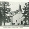 White border postcard.  Chapel, Camp Rucker, Alabama.  1943.