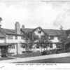 White border postcard. Hawthorne Inn, North Front, Mt Pocono, Pennsylvania. 1917.