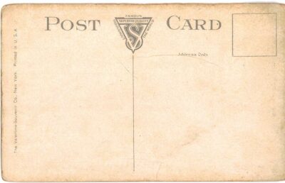 White border postcard.  New type Battleship, Colorado Class. - Image 2