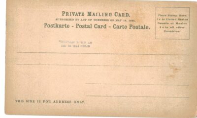 Old postcard.  Cascade, Old Orchard Beach, Maine. Undivided back. - Image 2