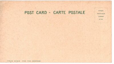 Old postcard.  Lion and Bee Hive Houses, Gardo House, Eagle Gate,  Salt Lake City, Utah.  Undivided back. - Image 2
