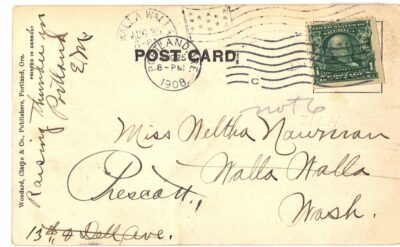 Old postcard.  Second Oregon Volunteers Monument, Portland, Oregon.  Undivided back. 1908. - Image 2