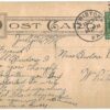 Old postcard.  Soldiers and Sailors Monument, Lewiston, Pennsylvania. 1911. - Image 2