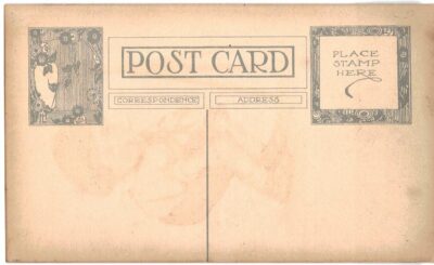 Old Postcard.  Hello Venus.  Boy with Telescope. Signed by Ruth Welch Siver. - Image 2