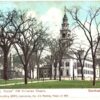 Old postcard.  Meeting House Hill Unitarian Church, Dorchester, Massachusetts. Undivided back.