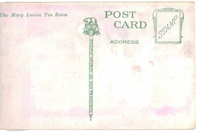 Postcard.  The Mary Louise Tea Room, Los Angeles, California. - Image 2