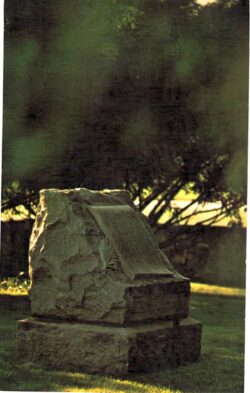 Chrome Postcard.  Wye Plantation, Queenstown, Maryland.  Grave of William Paca.