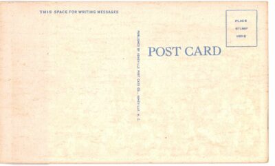 Linen postcard.  Romeo and Juliet in Dixieland.  Black man and woman picking cotton. - Image 2