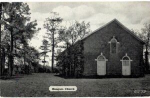 Chrome Postcard.  Hungars Church, near Cheriton, Virginia.