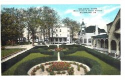 White border Postcard.  Soldiers Home, Boulevard & Grove Avenue, Richmond, Virginia.