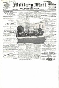 Old postcard. Military Mail and Volunteer Review.  London, Friday, December 12, 1902.  Newspaper.  Undivided back.