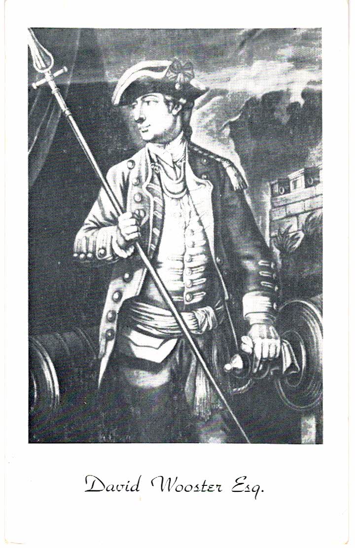 Postcard. General David Wooster, Esq, British Army, portrait.