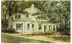 Chrome postcard.  Opportunity House, Hendersonville, North Carolina. 1974.
