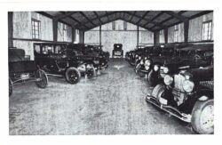 Old postcard.  Magee Antique Car Museum, Bloomsburg, Pennsylvania.
