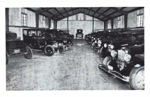 Old postcard. Magee Antique Car Museum, Bloomsburg, Pennsylvania.